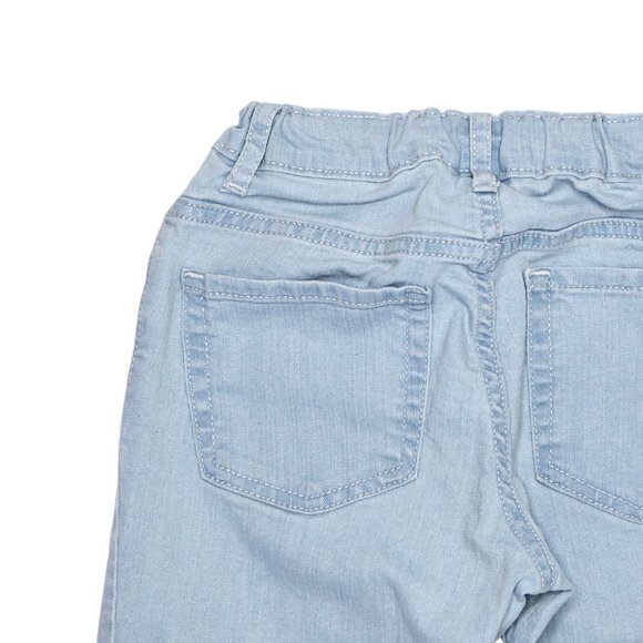 The Childrens Place Jean Skinny Girls Solid Light Blue Jean Design Size 10 - Picture 4 of 6